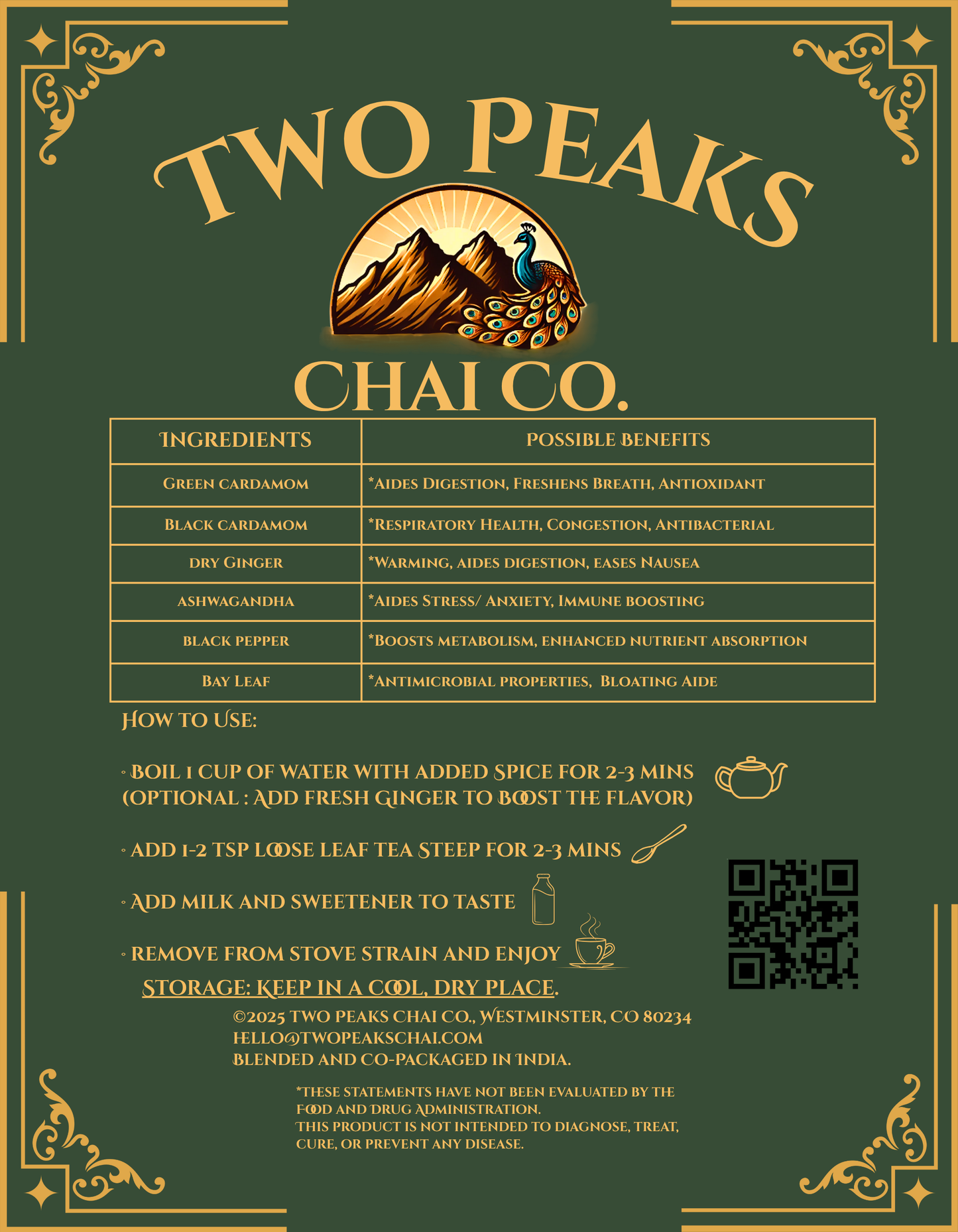 Signature Masala Chai Bundle (Grounding & Bold)